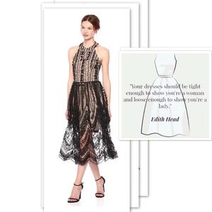 Dress the Population 3-D Valerie Dress